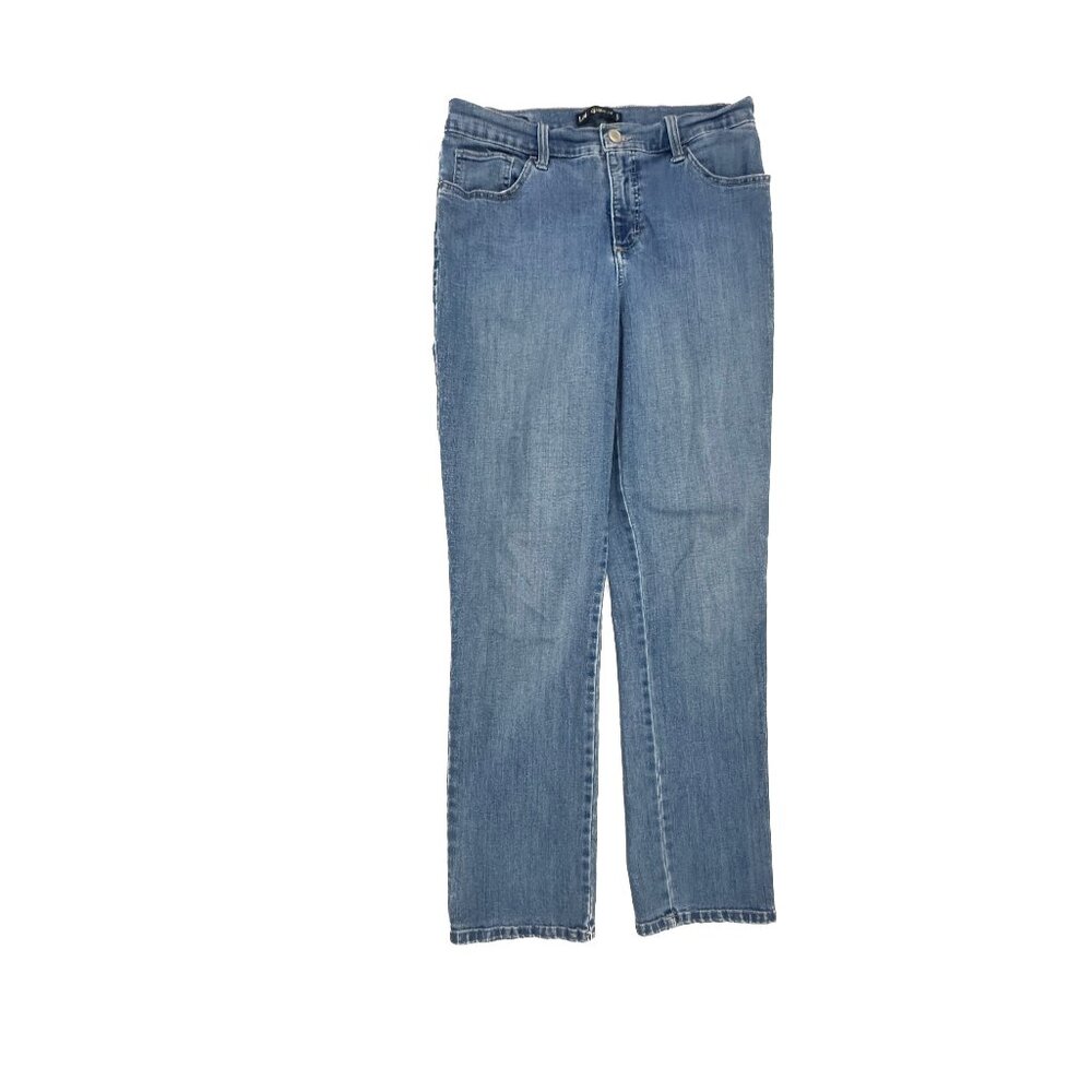 Lee Classic Fit Women's size 8 Dark Wash Blue Denim Jeans